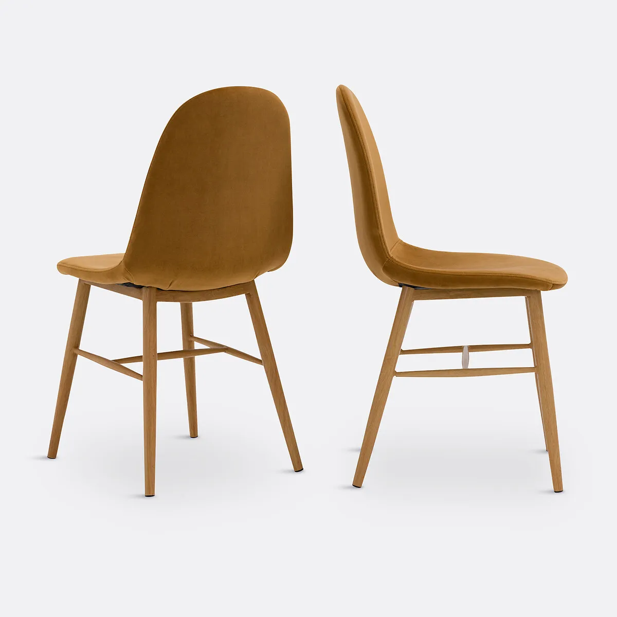 Lot De 2 Chaises Velours, Polina — vue 3
