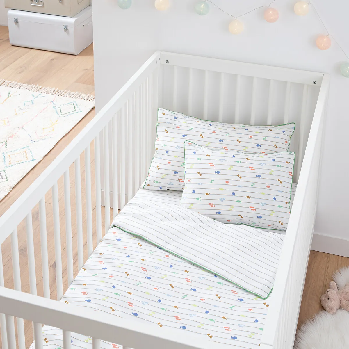 Housse De Couette Bébé, Percale De Coton, Elliot