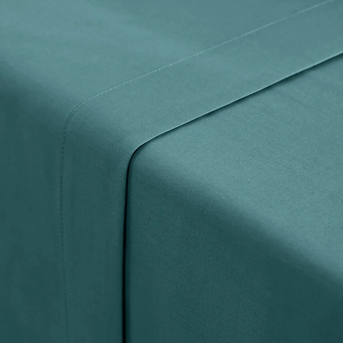 Drap Plat Uni En Percale De Coton, 80 Fils, Scenario — vue 3