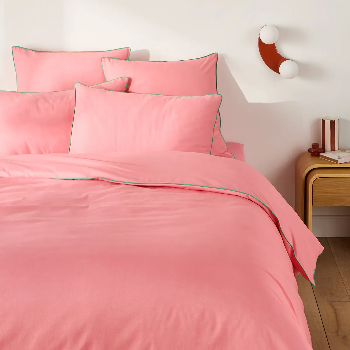 Housse De Couette Unie En Coton, MACHA — vue 3