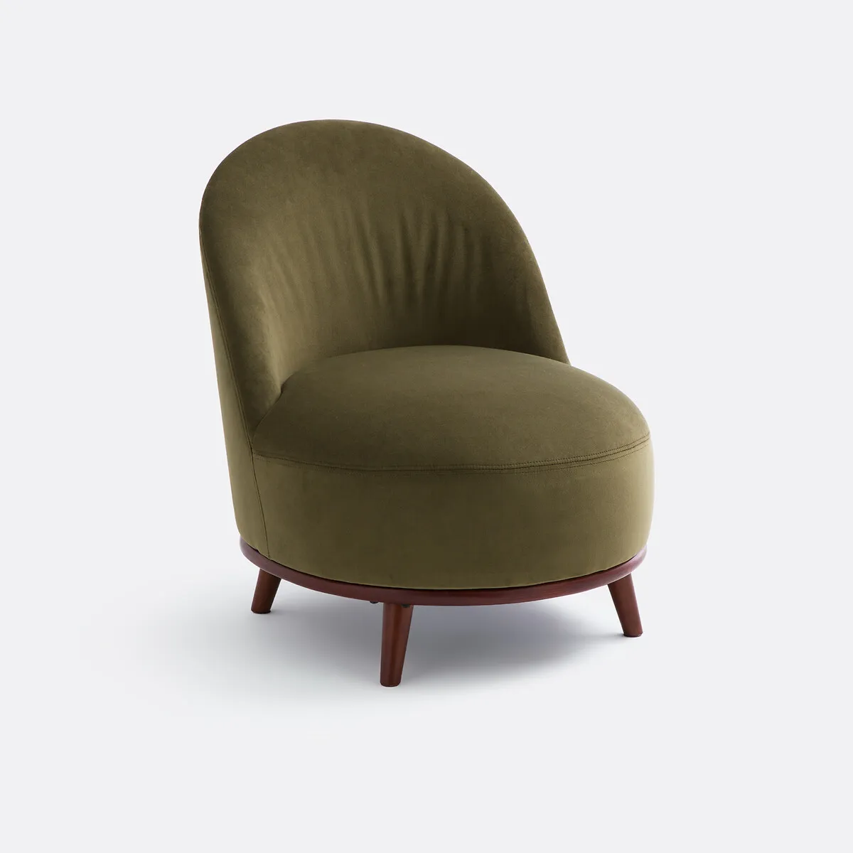 Fauteuil Lounge Velours, Luly