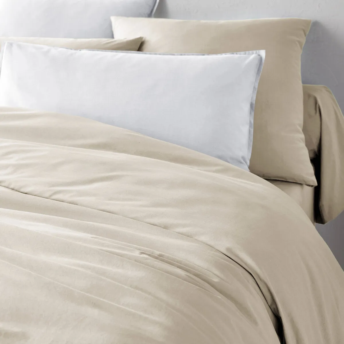 Housse De Couette Unie Percale Coton Bio Scenario — vue 3