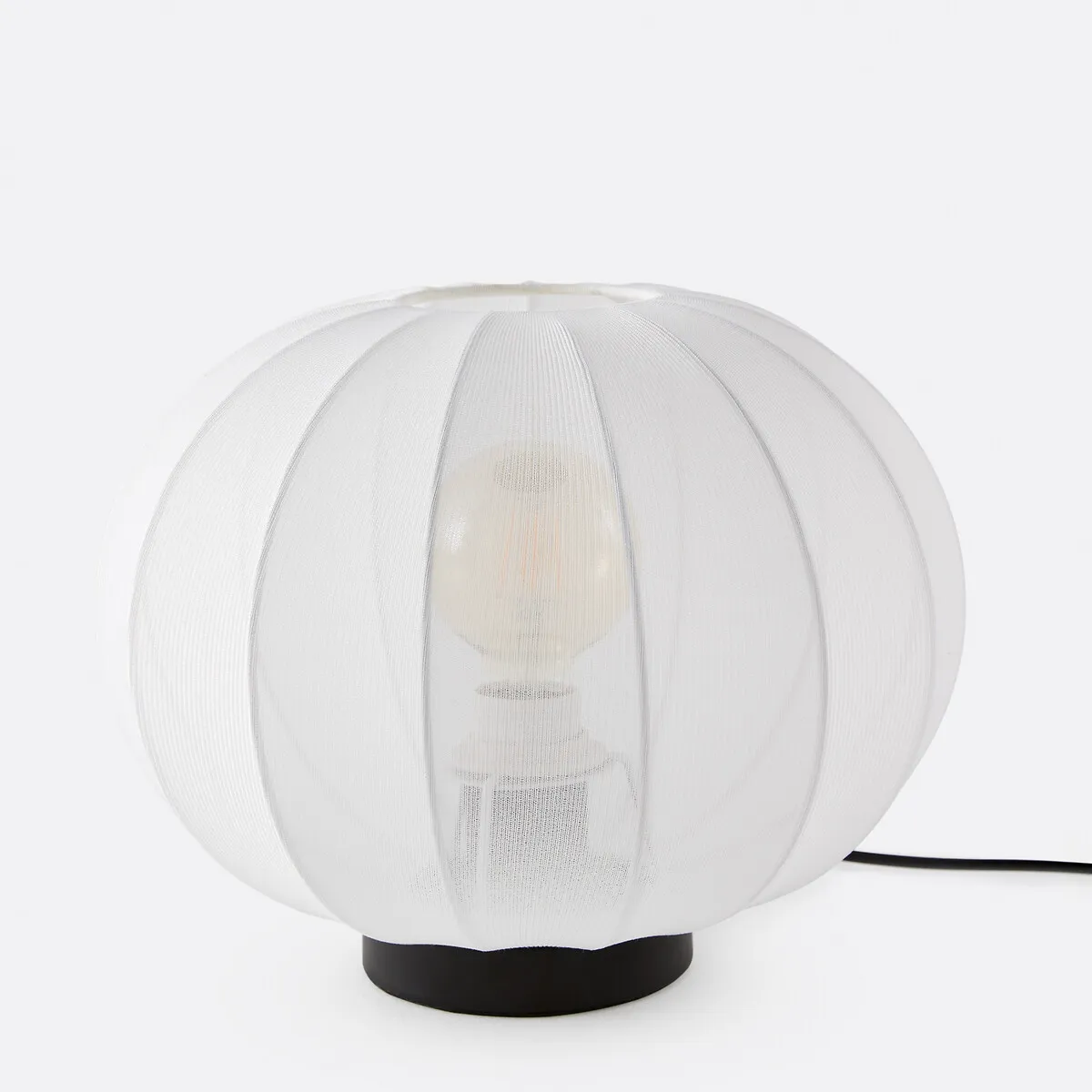Lampe À Poser Métal Fer Et Maille, Aldo