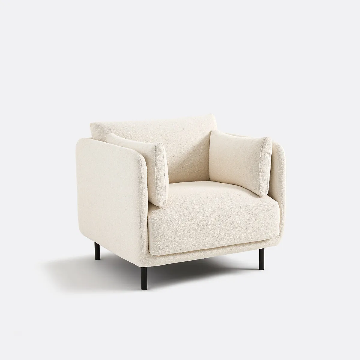 Fauteuil, En Bouclette Fine, VICTOR