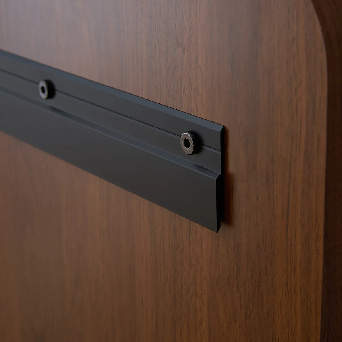 Miroir Rectangulaire, En Plaqué Noyer, 42 X 120 Cm, IODUS — vue 3