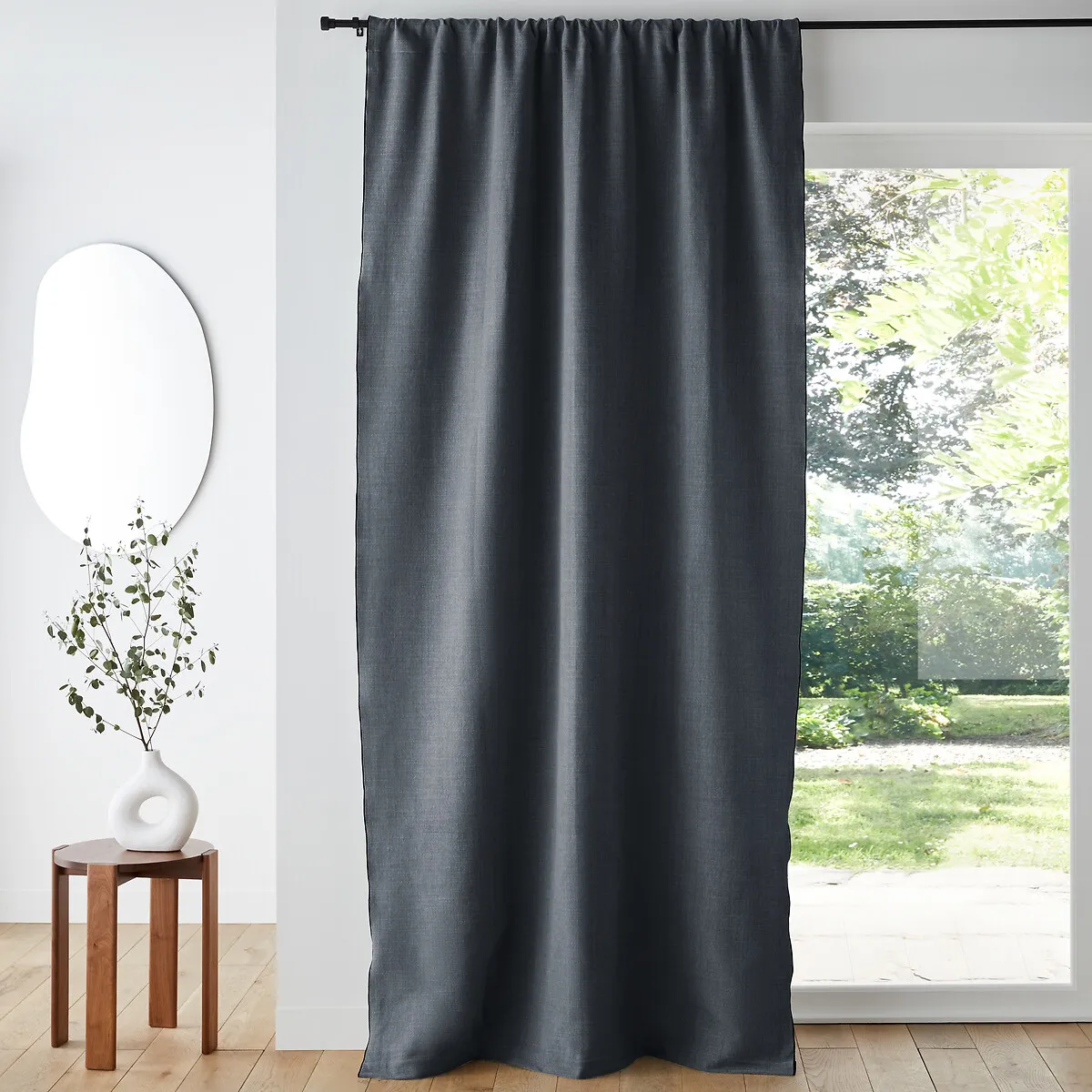 Rideau Panneau Effet Chenille, Figuera