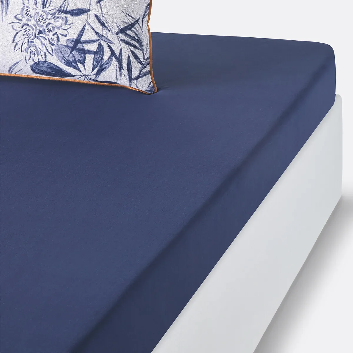 Drap Housse Percale De Coton Bonnet 30 Cm, Mishima
