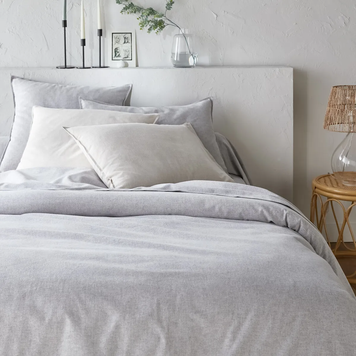 Housse De Couette, En Flanelle De Coton Chambray, Clara