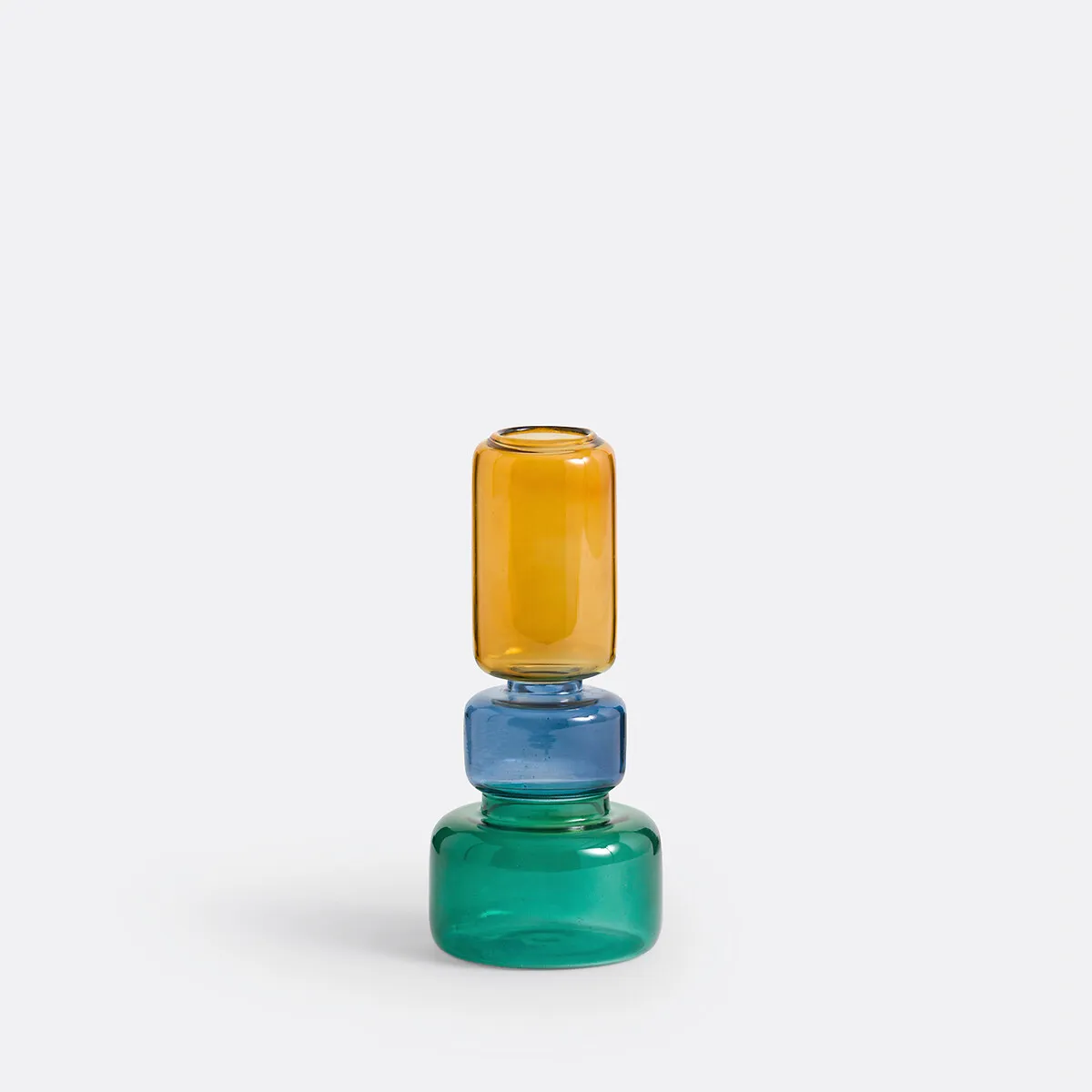 Vase En Verre H19 Cm, Oryo