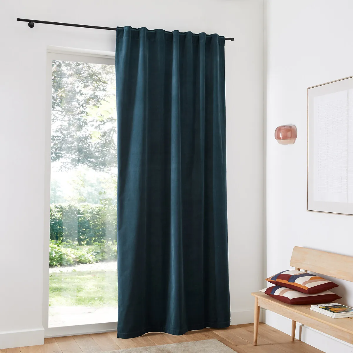 Rideau Velours Finition Pattes Cachées, Velvet — vue 3