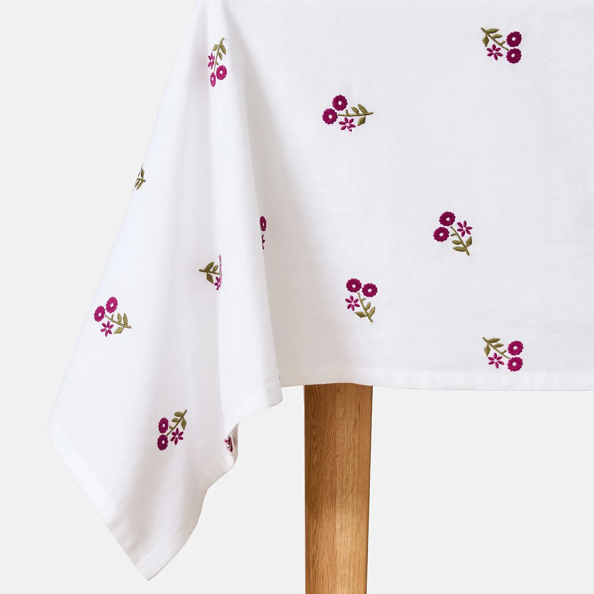 Nappe Brodée, En Coton Et Lin, ROSETTA — vue 3