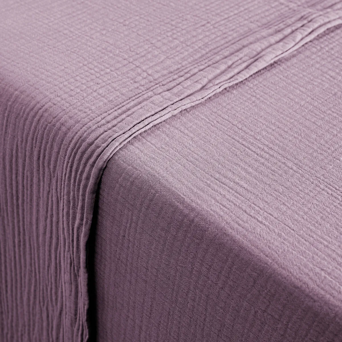 Drap Plat Uni Gaze De Coton, Kumla — vue 3