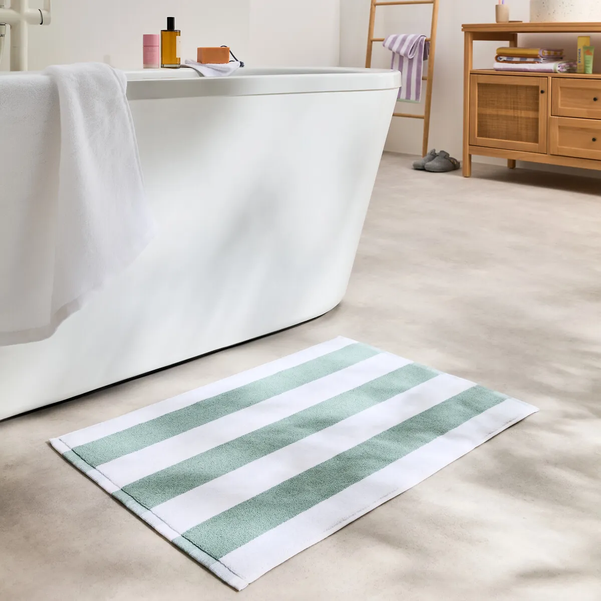 Tapis De Bain Éponge 1100 G/m² Réversible, Hendaye — vue 3