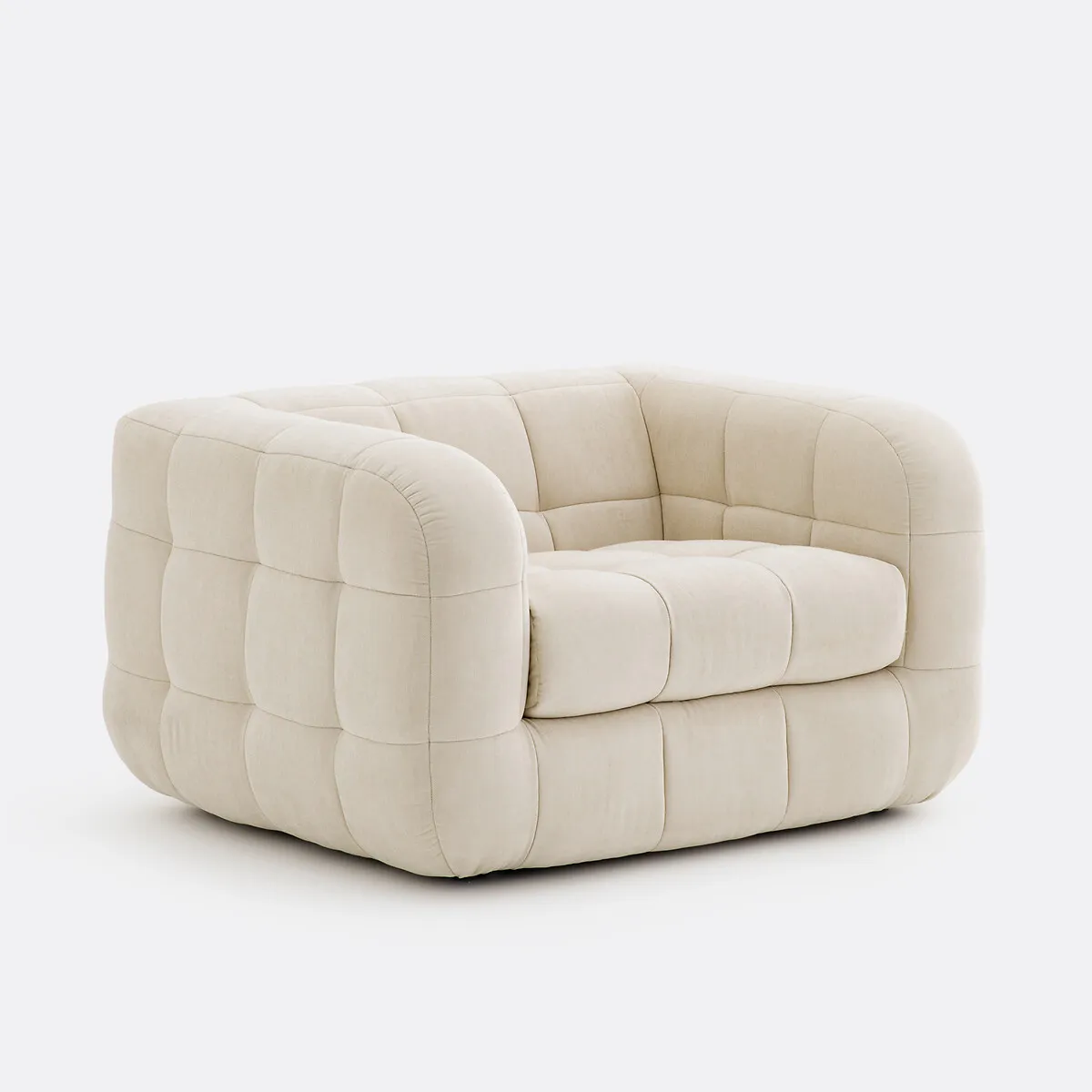 Fauteuil, En Velours Texturé, PIETA