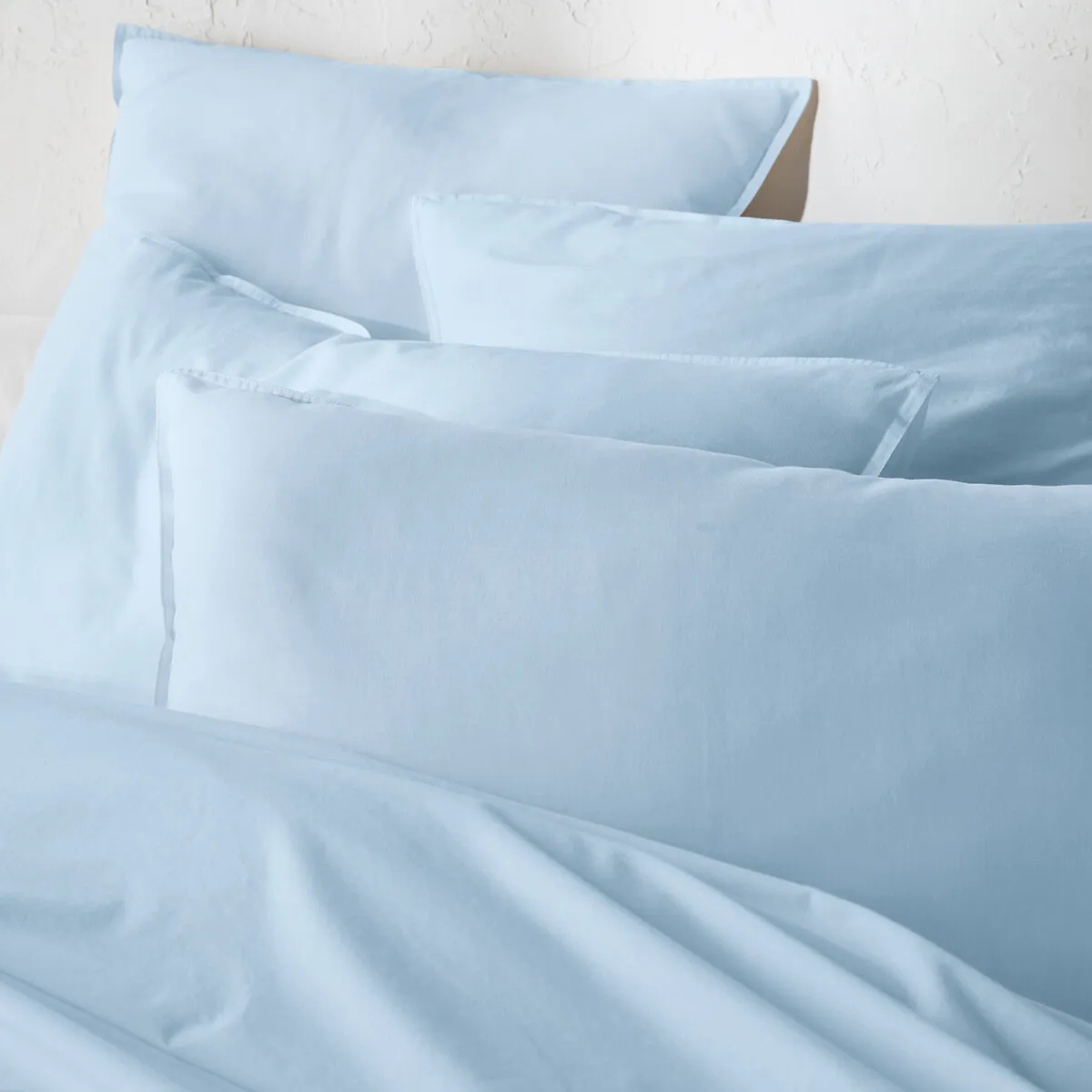 Housse De Couette Unie En Coton Lavé, Scenario — vue 3