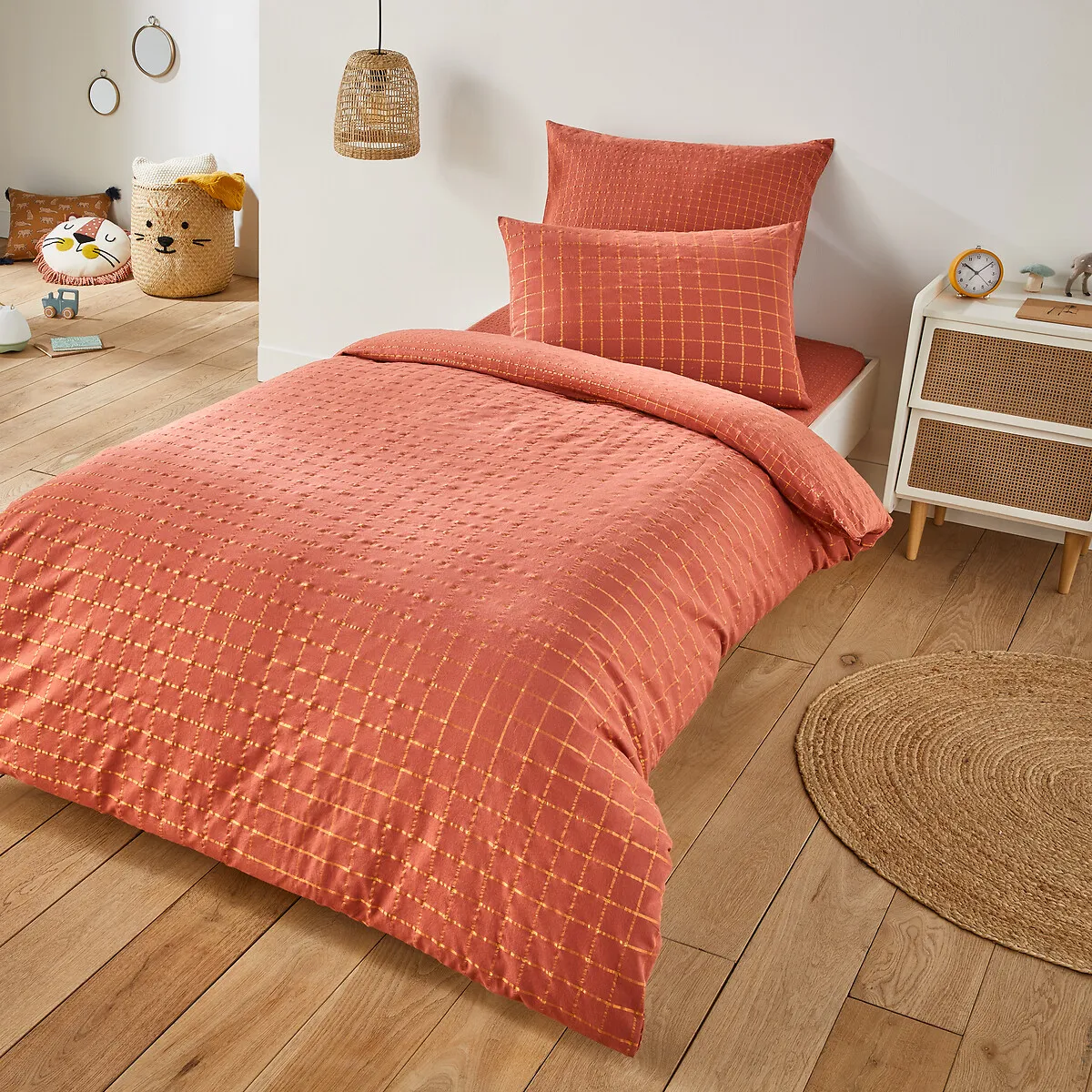 Drap-housse Enfant Coton Lavé, Melior — vue 3
