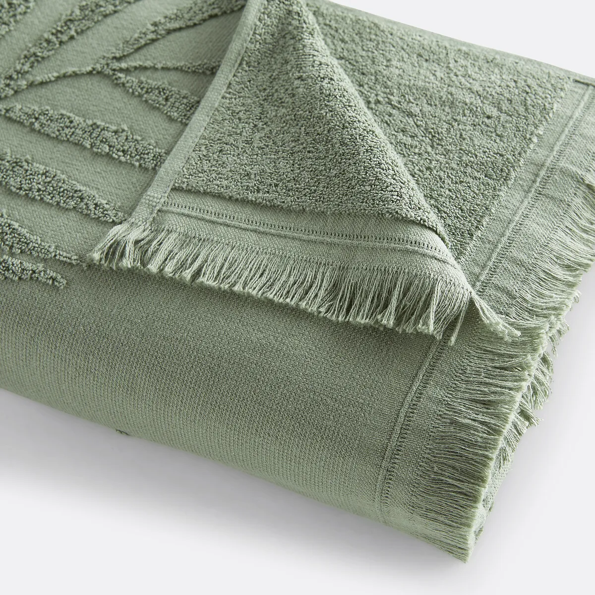 Serviette Éponge Bouclette 500 G/m2, Finition Frangée, JOBE — vue 3