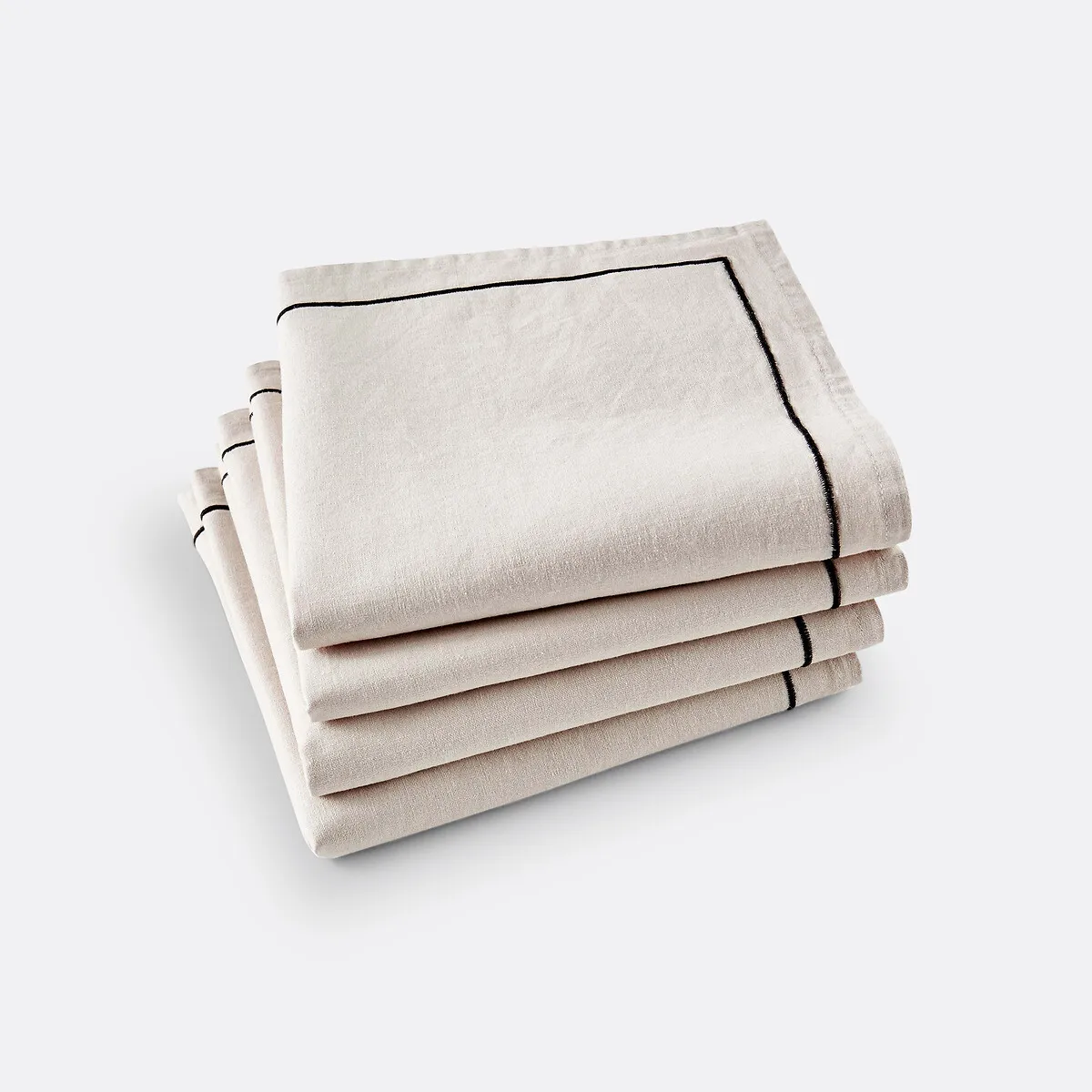 Serviettes De Table Lin/coton Lavé Métis Bourdon