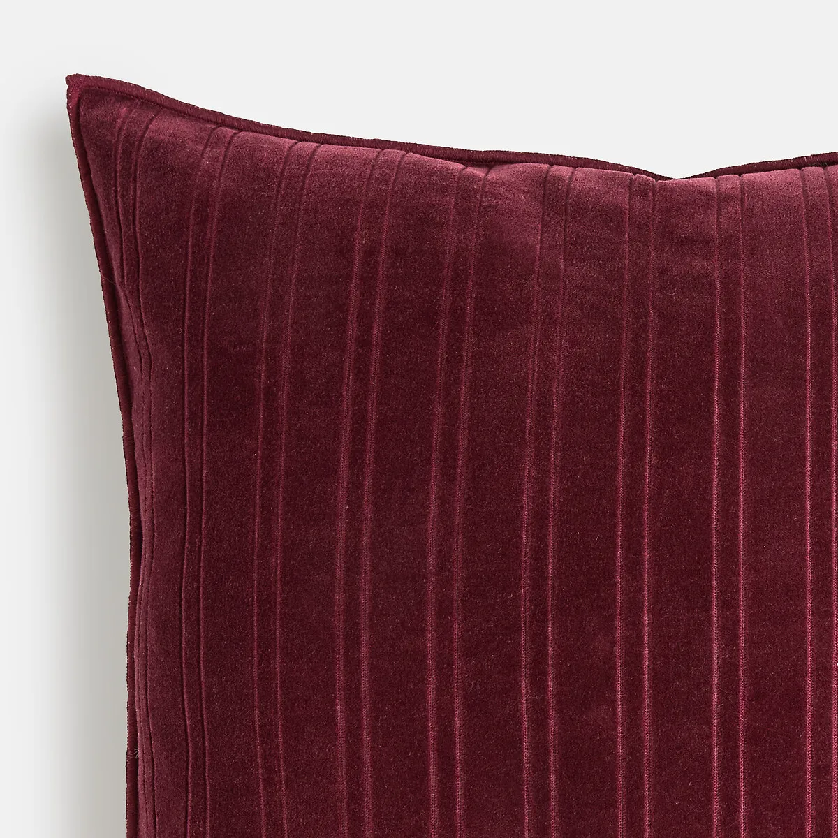 Housse De Coussin 45 X 45 Cm, En Velours Ciselé, MILO — vue 3