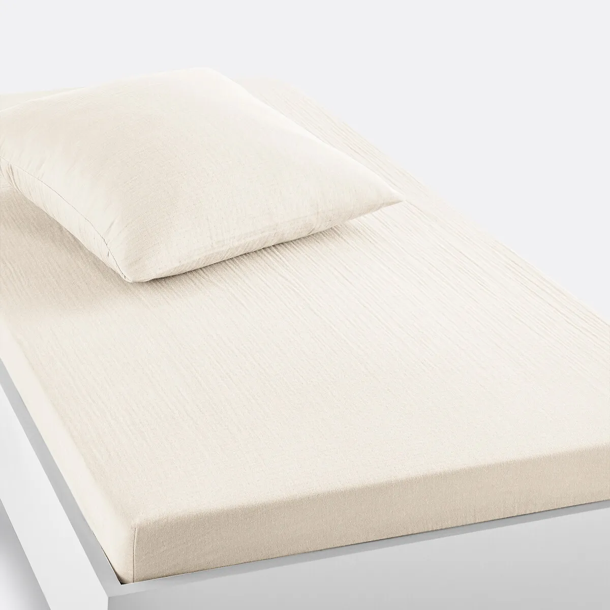 Drap-housse Enfant Uni Gaze De Coton, Kumla