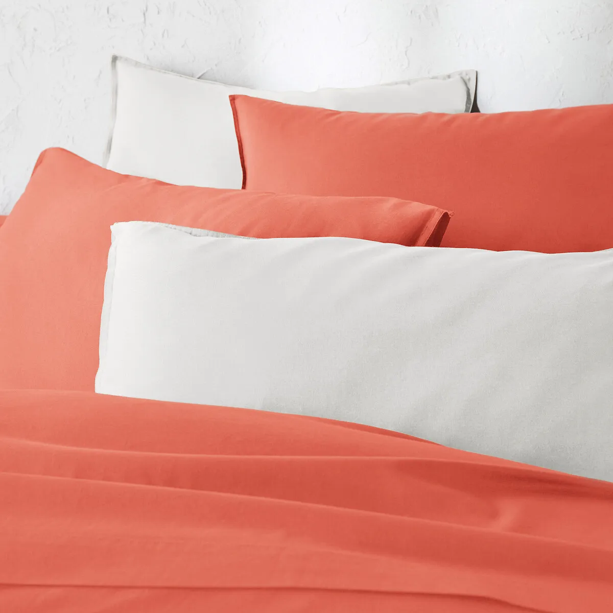Housse De Couette Unie En Coton Lavé, Scenario — vue 3