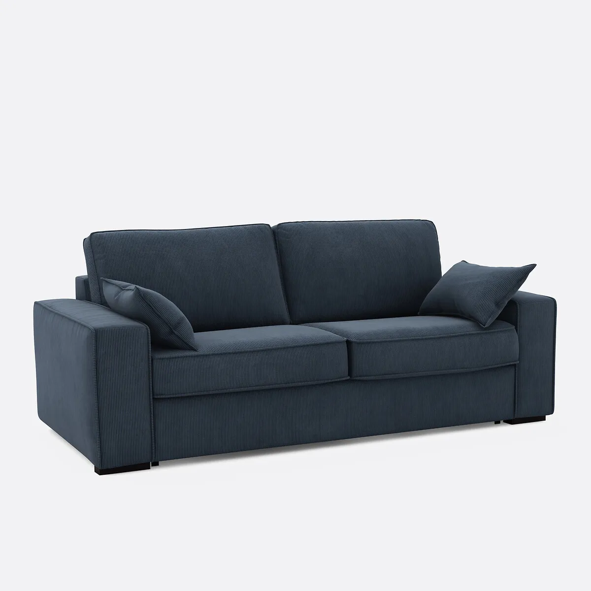 Canapé Convertible, Premium HR, Velours Côtelé Fines Côtes, CECILIA — vue 3
