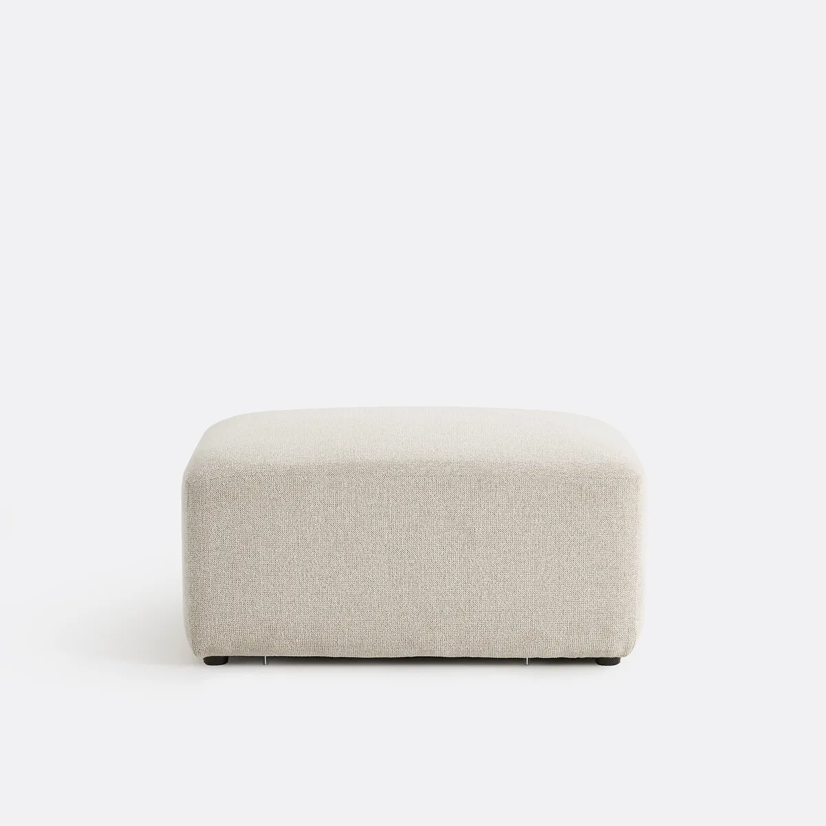 Pouf Modulable, En Tissu Texturé Chiné, JASPE