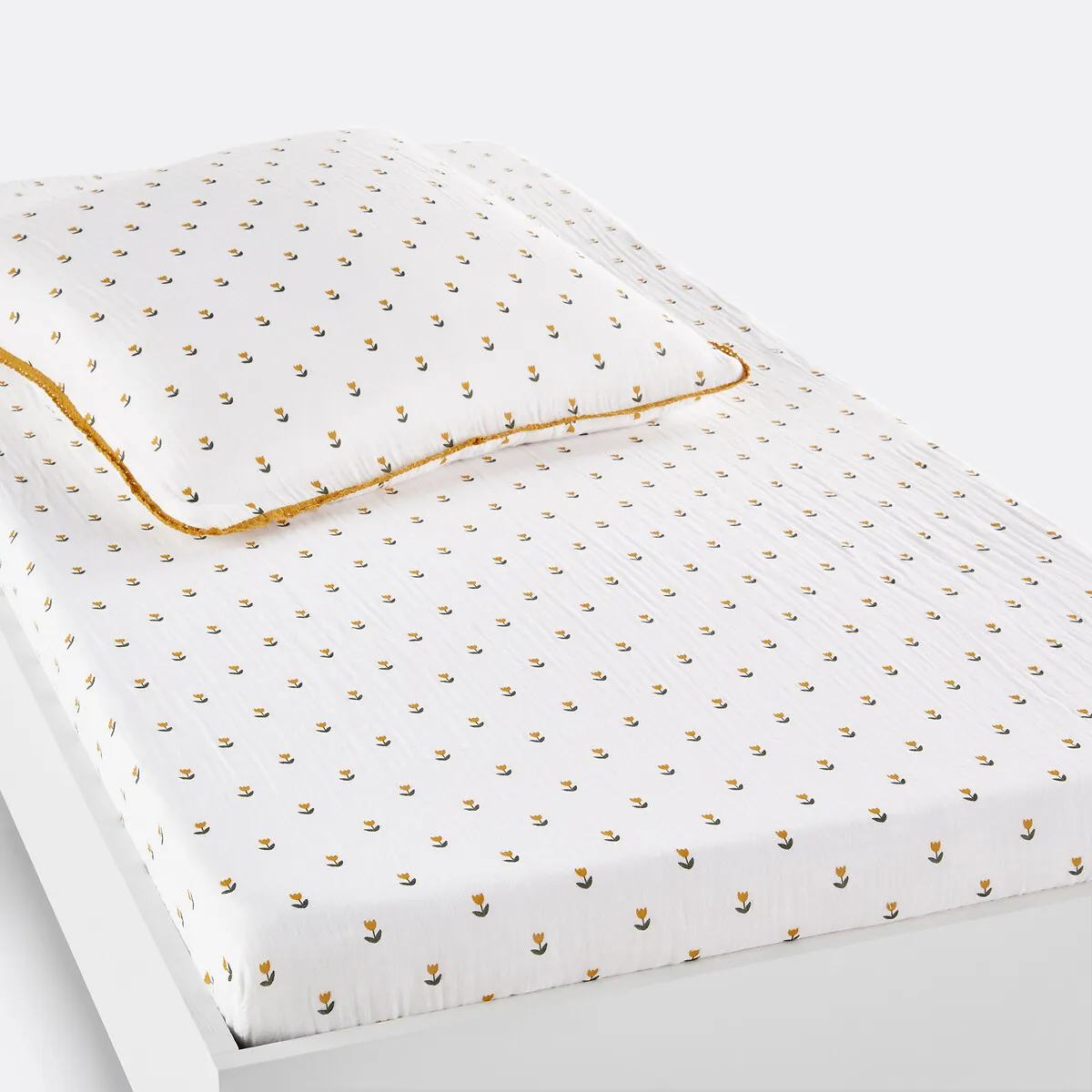 Drap-housse Gaze De Coton, Tulipe