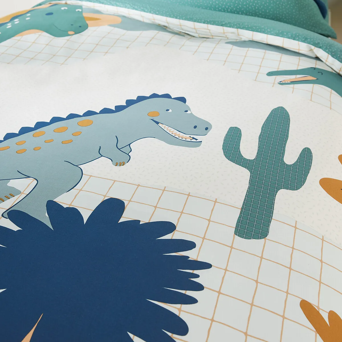 Housse De Couette Coton, Little Dino — vue 3