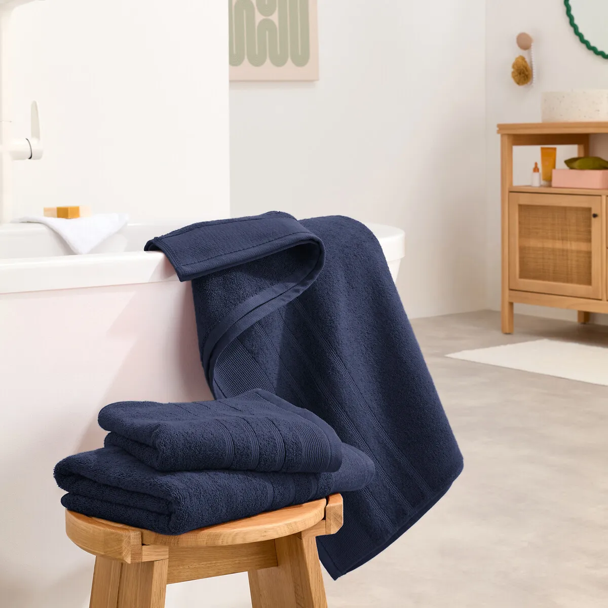 Lot De 2 Serviettes Éponge 600 G/m2, Zavara — vue 3