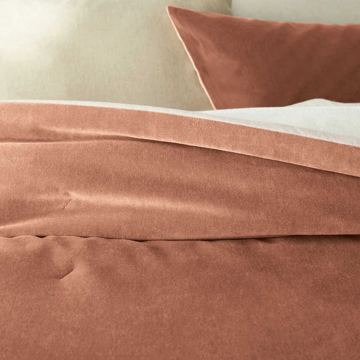 Couvre Lit Boutis Matelassé Velours Coton, Velvet — vue 3