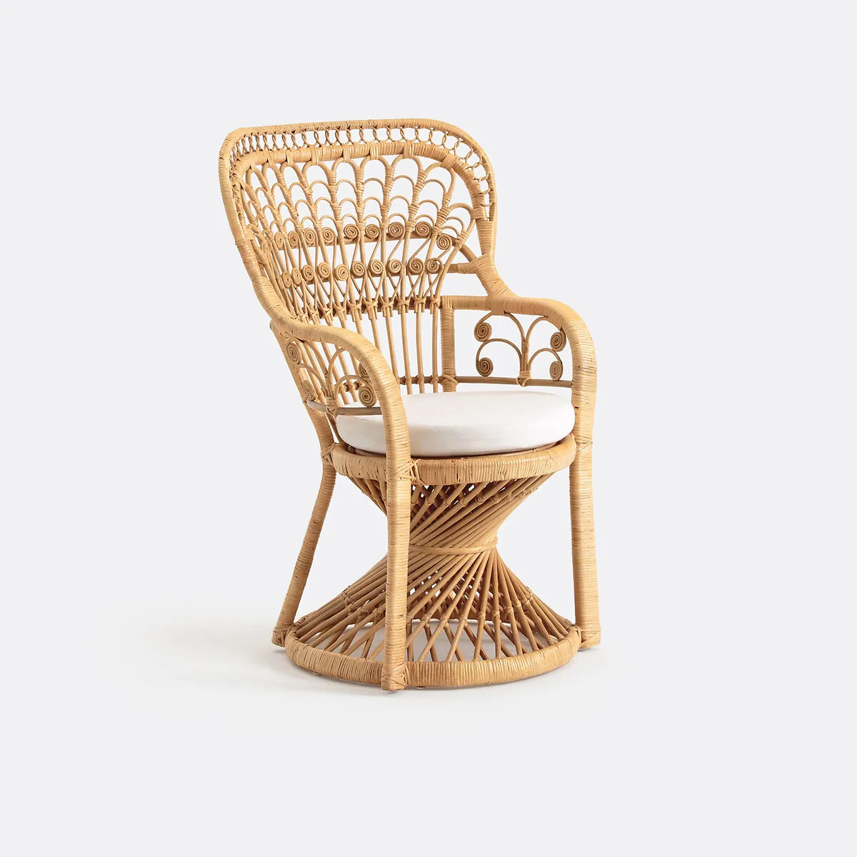 Fauteuil En Canne De Rotin Tressé MALU