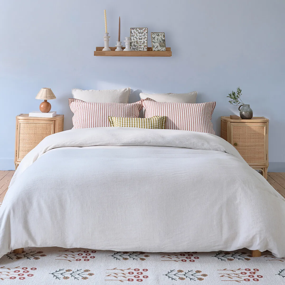 Housse De Couette En Coton/lin Lavé, Marnie — vue 3