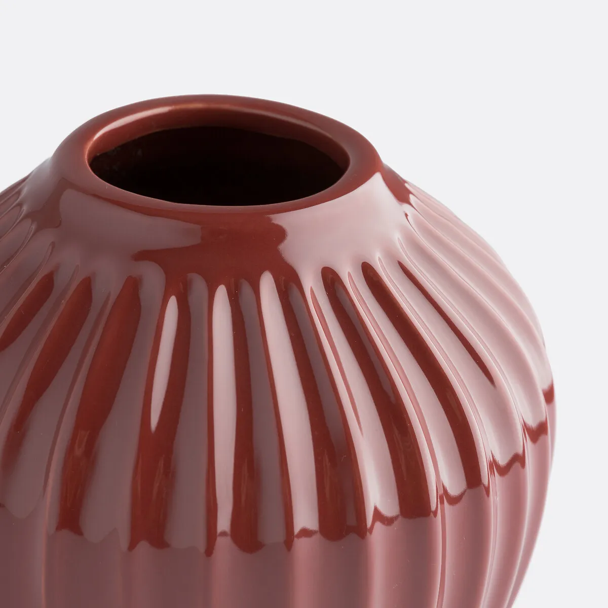 Vase Strié En Céramique H15 Cm Estria — vue 3