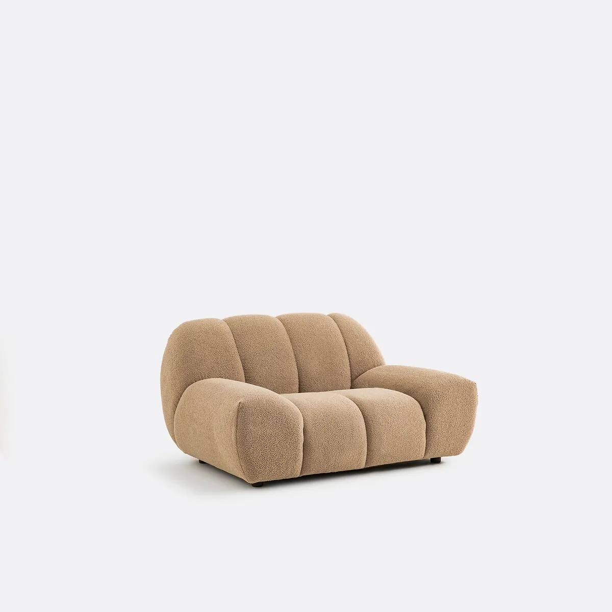 Fauteuil XL, Bouclette Épaisse, Nuria