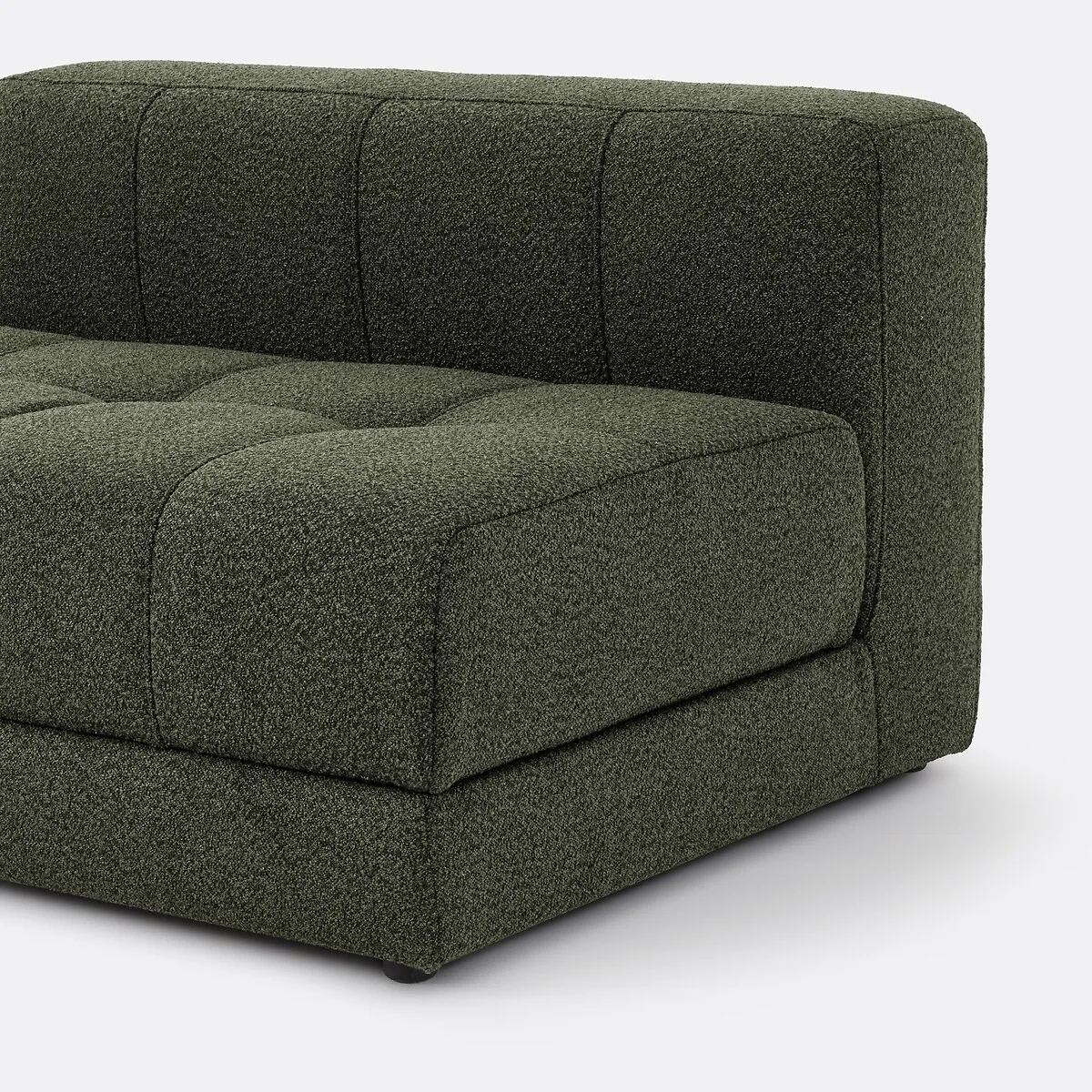 Banquette Assise Pivotante, Gauche, Modulable, En Bouclette Fine, FANO — vue 3