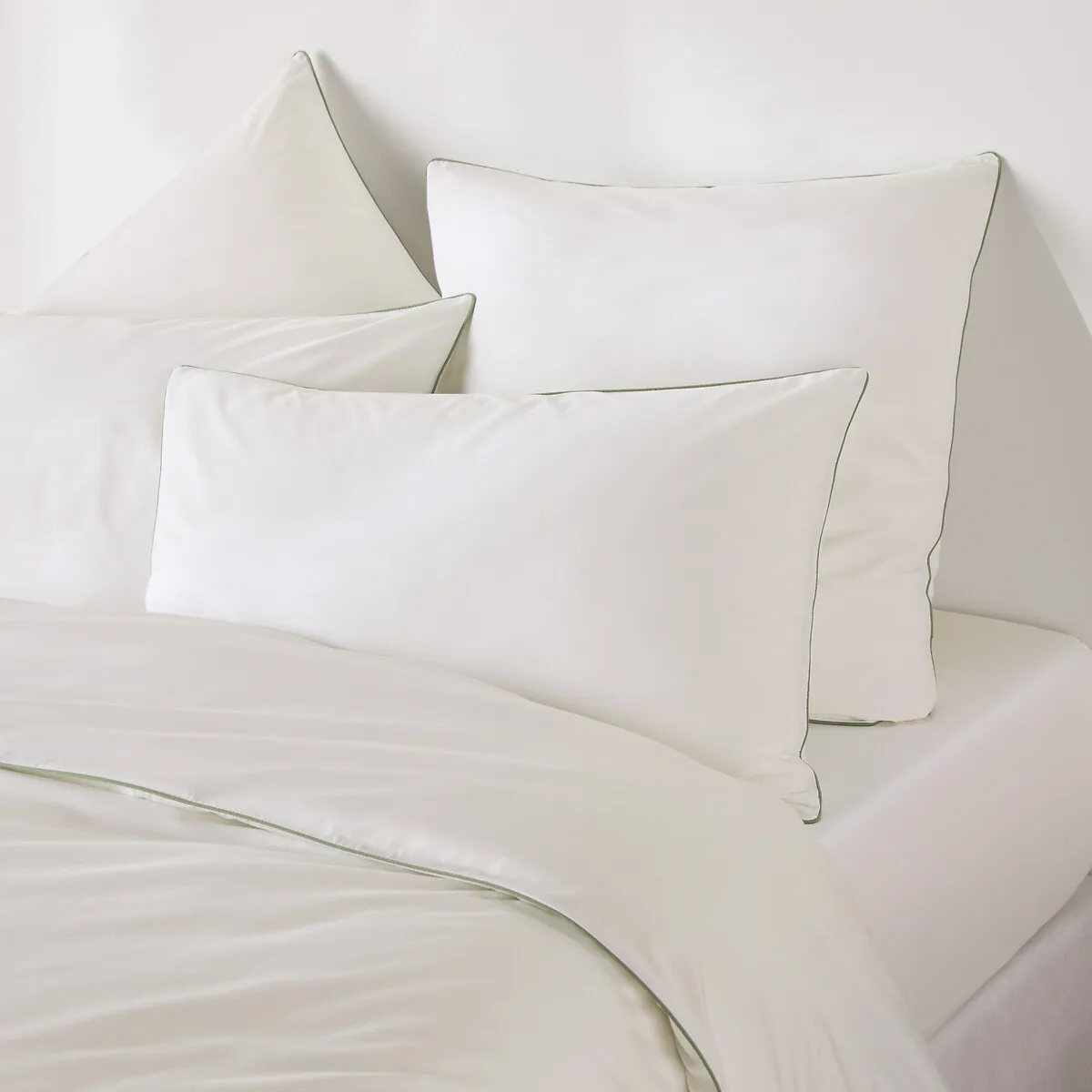 Drap-housse En Percale De Lyocell Et Coton, Bonnet 30 Cm, LONA — vue 3