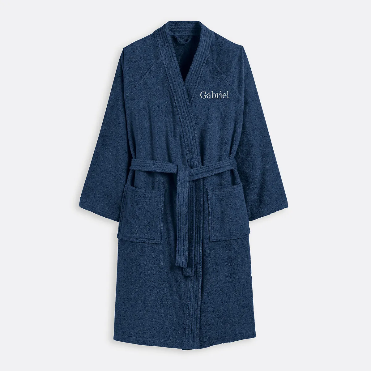 Peignoir Éponge Col Kimono Personnalisé, Haxel