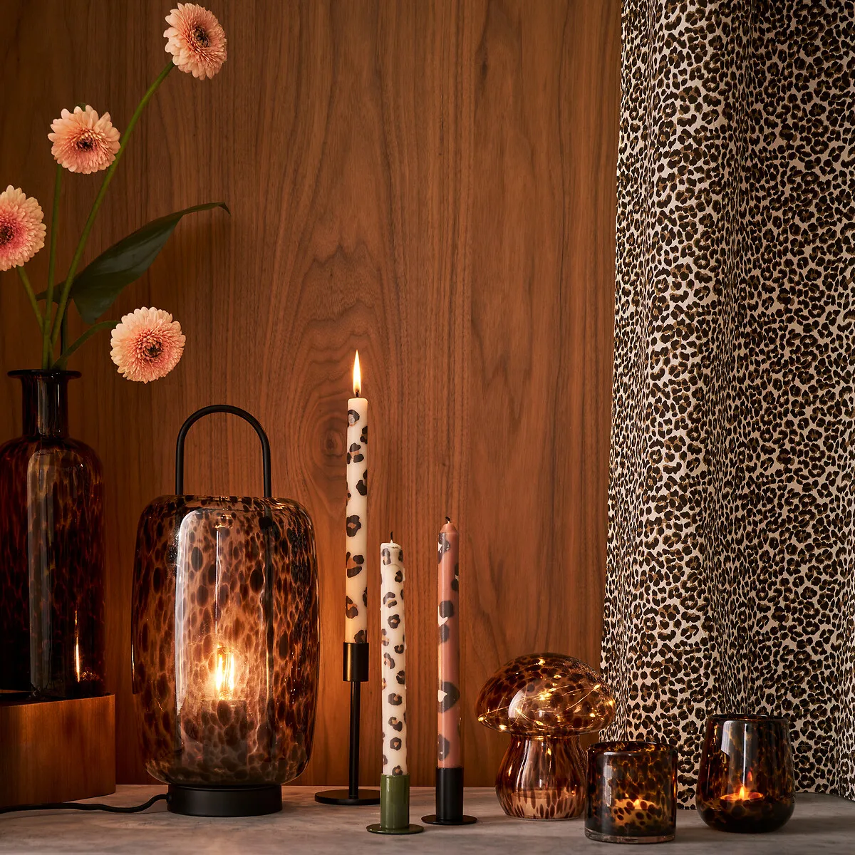 Lampe Décorative Champignon À LED En Verre, Onoki — vue 3