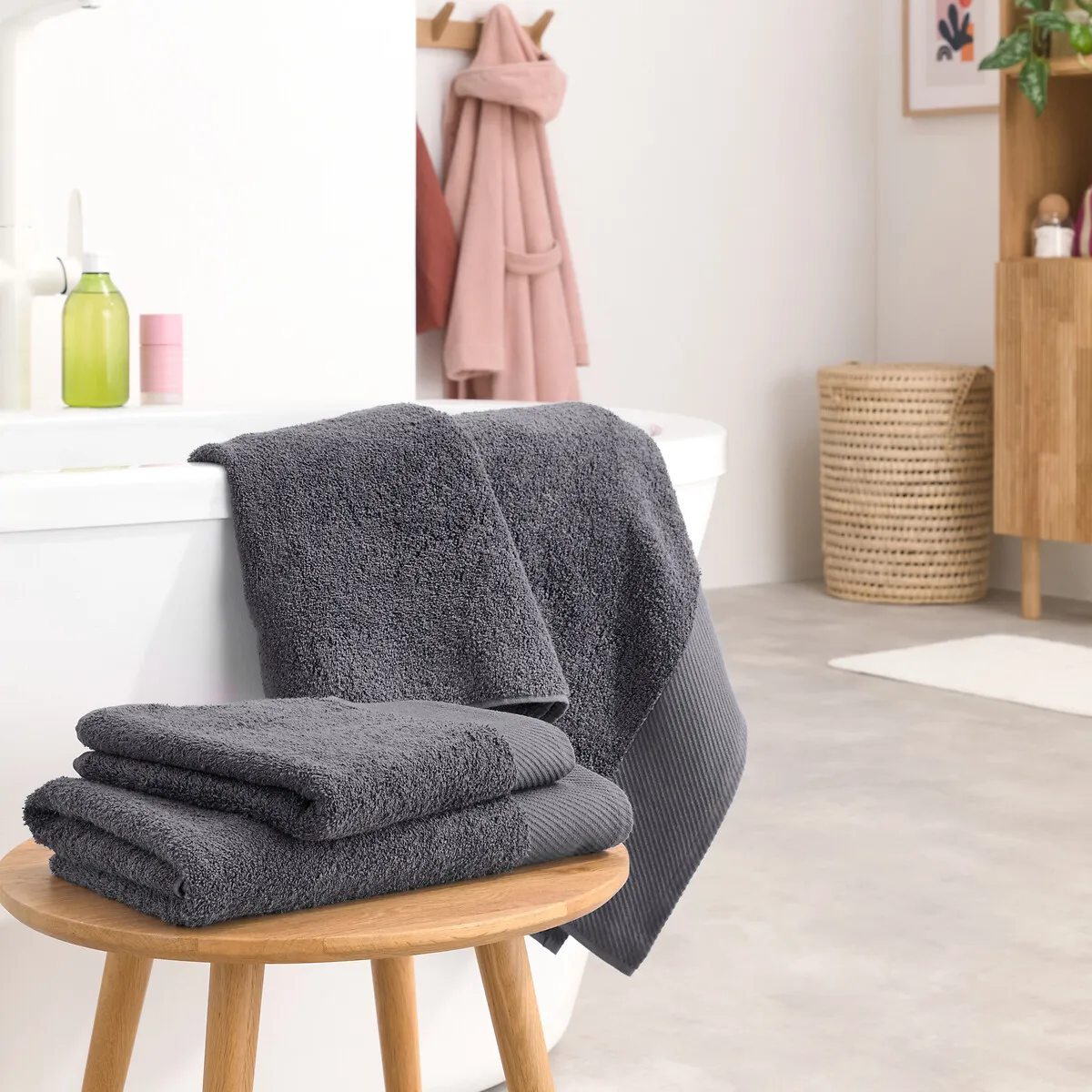 Maxi-drap De Bain Uni 500 G/m², Scenario — vue 3