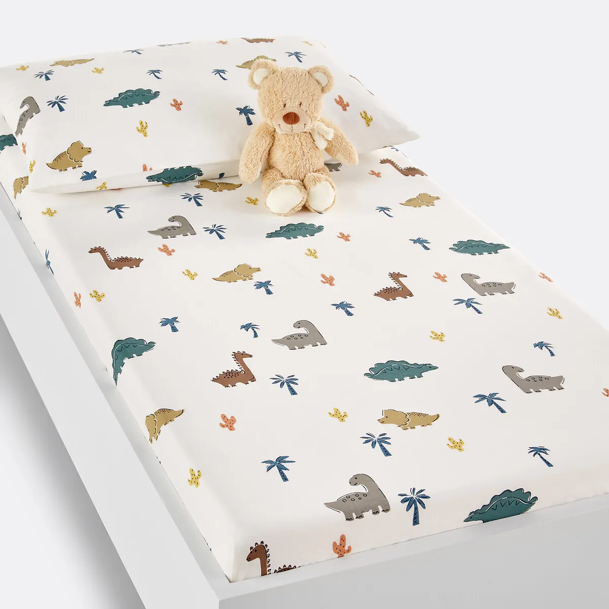 Drap-housse Coton Bonnet 17 Cm, Dino Pop
