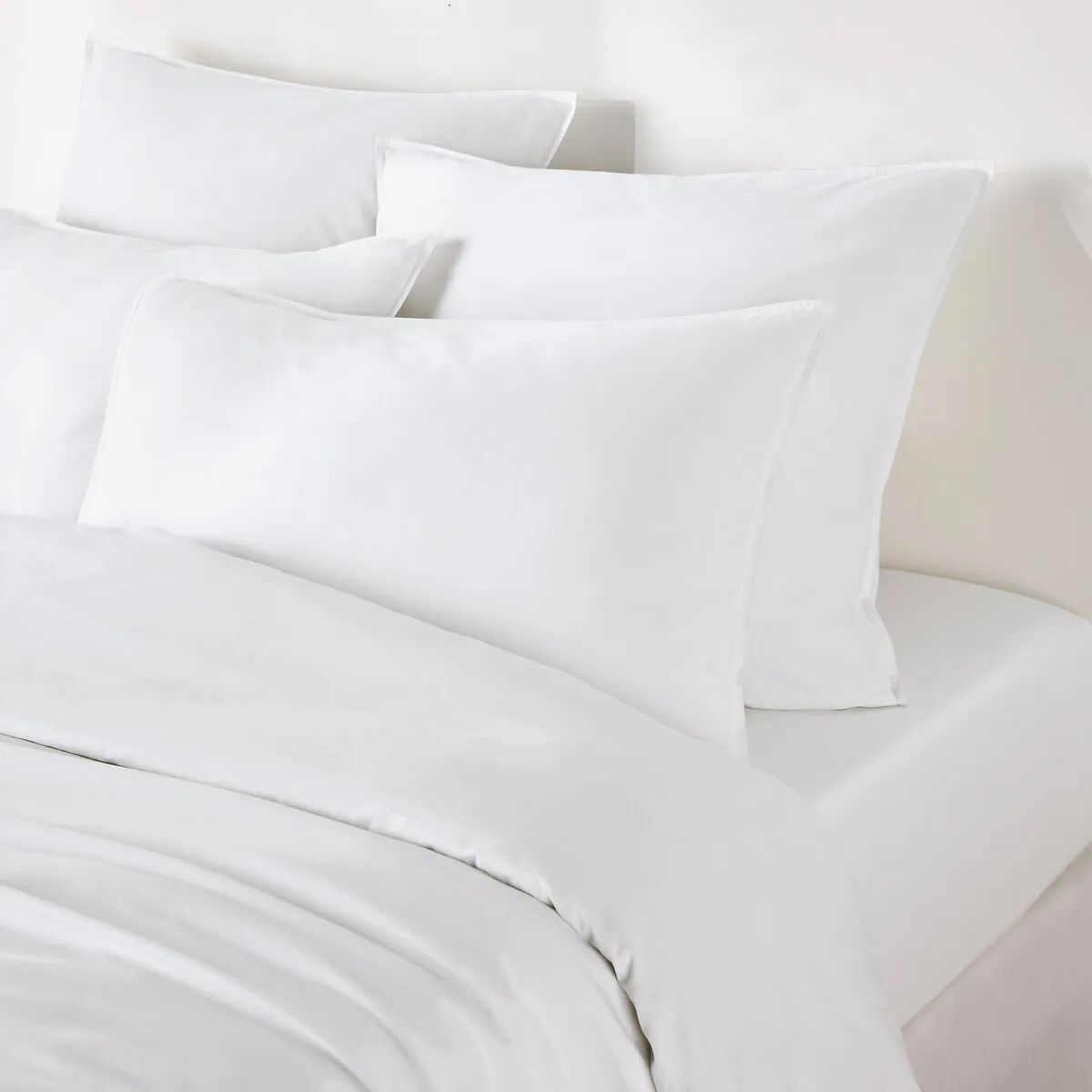 Drap Housse Uni Coton Lavé Bonnet 30cm, Scenario — vue 3