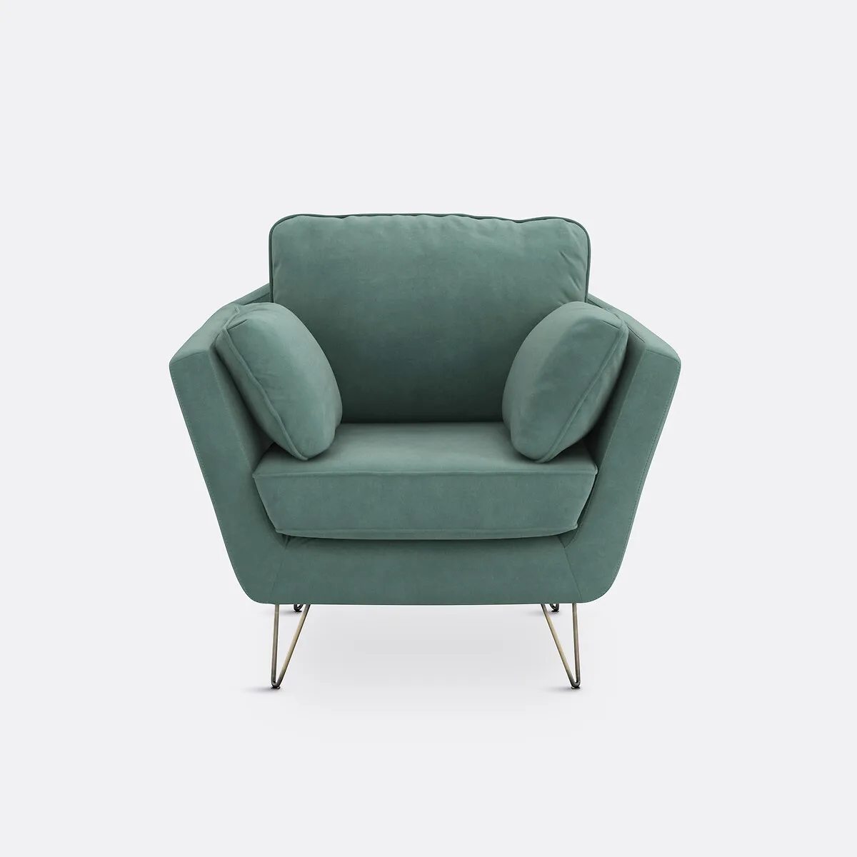 Fauteuil Velours Topim — vue 3