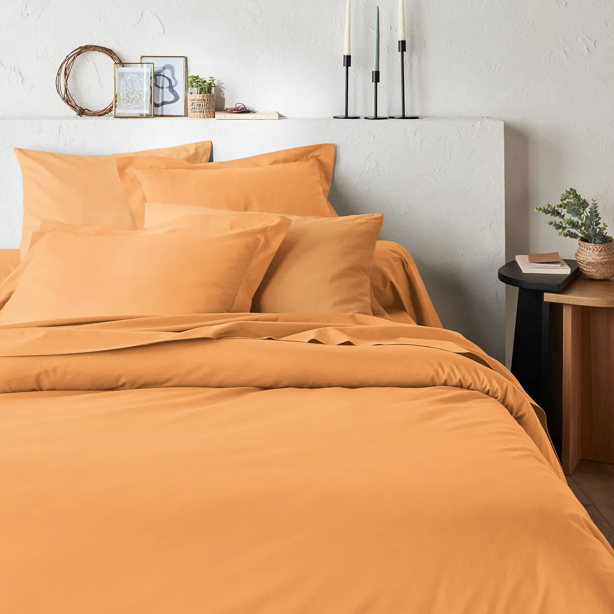 Drap Plat Uni En Coton Biologique, Scenario — vue 3