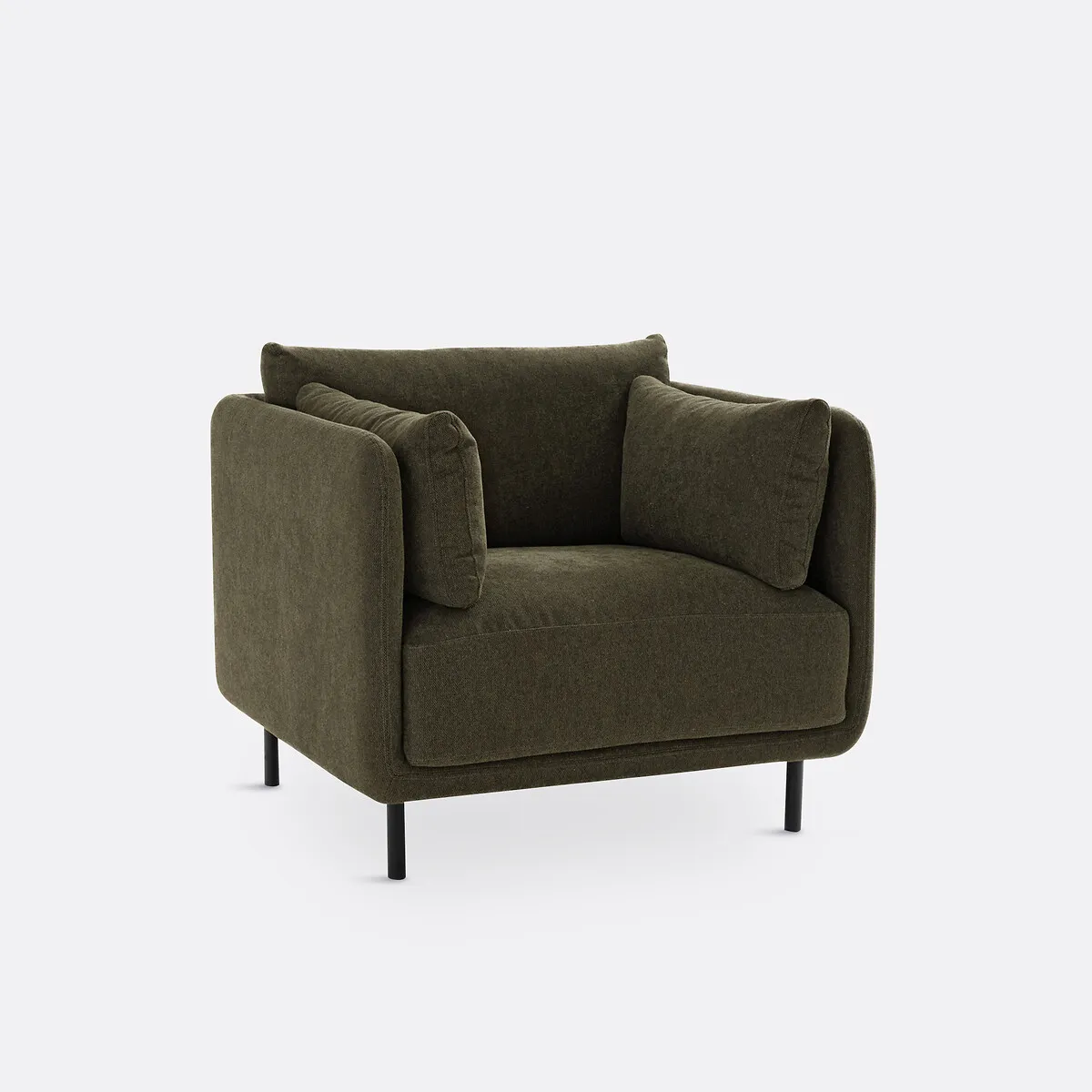 Fauteuil, En Tissu Texturé, VICTOR — vue 3