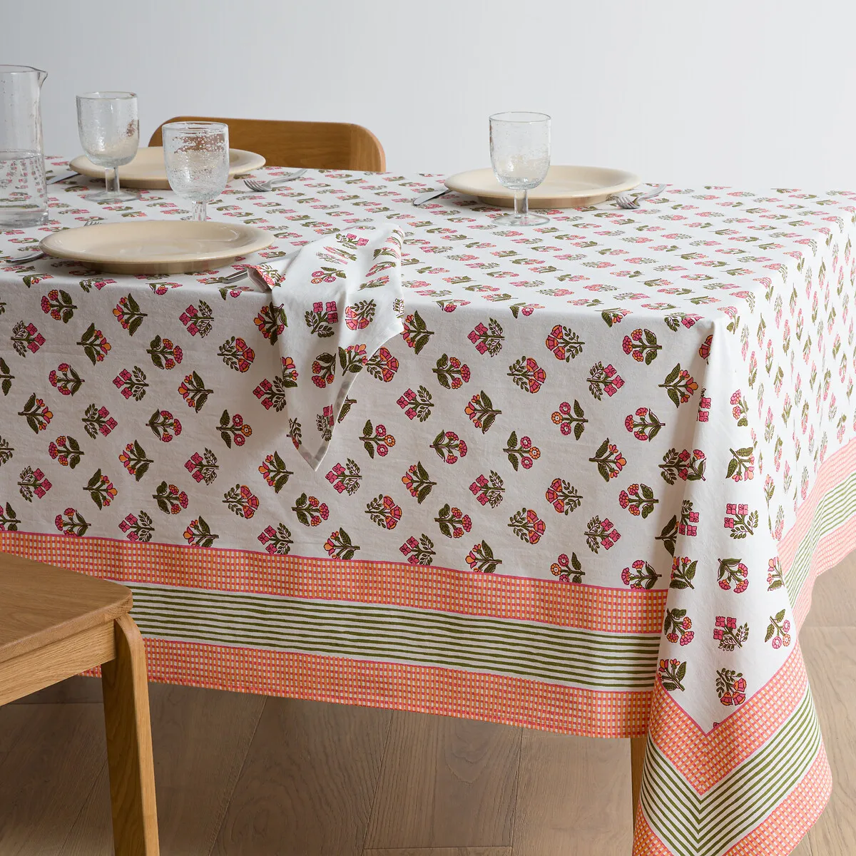 Nappe Imprimée, En Coton Lavé, VANDI