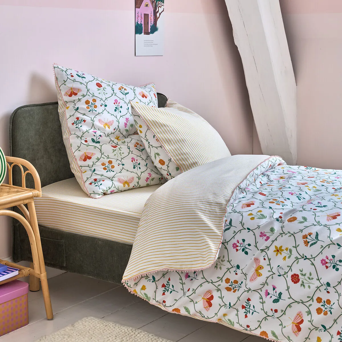 Housse De Couette Enfant 50% Coton Recyclé, Emily — vue 3