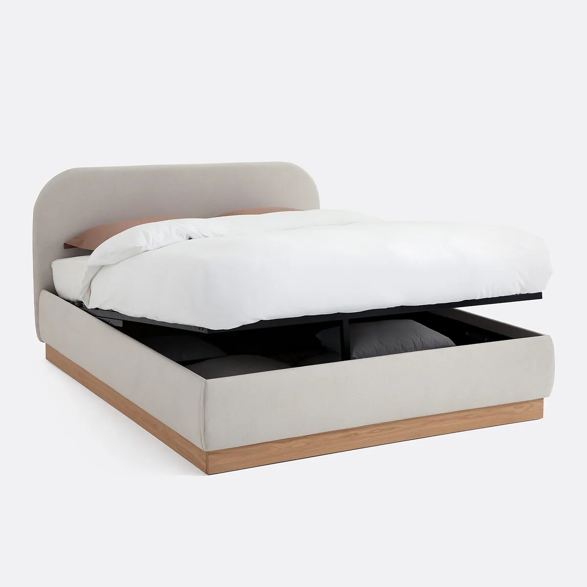Lit Coffre Avec Sommier Relevable, Marica