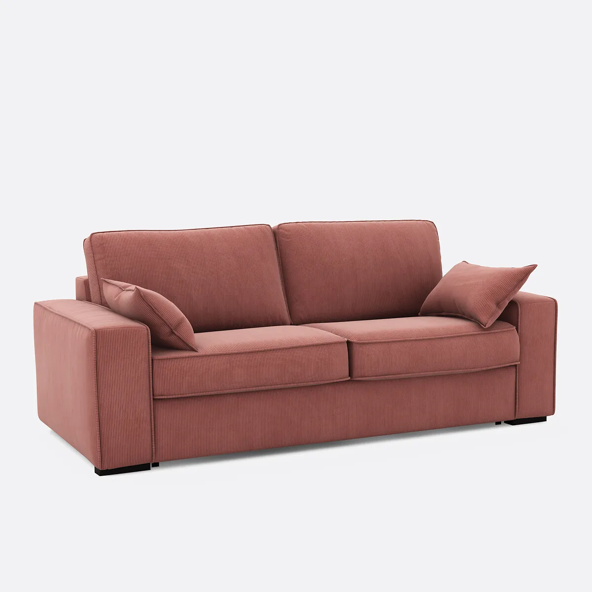 Canapé Convertible, Premium HR, Velours Côtelé Fines Côtes, CECILIA — vue 3