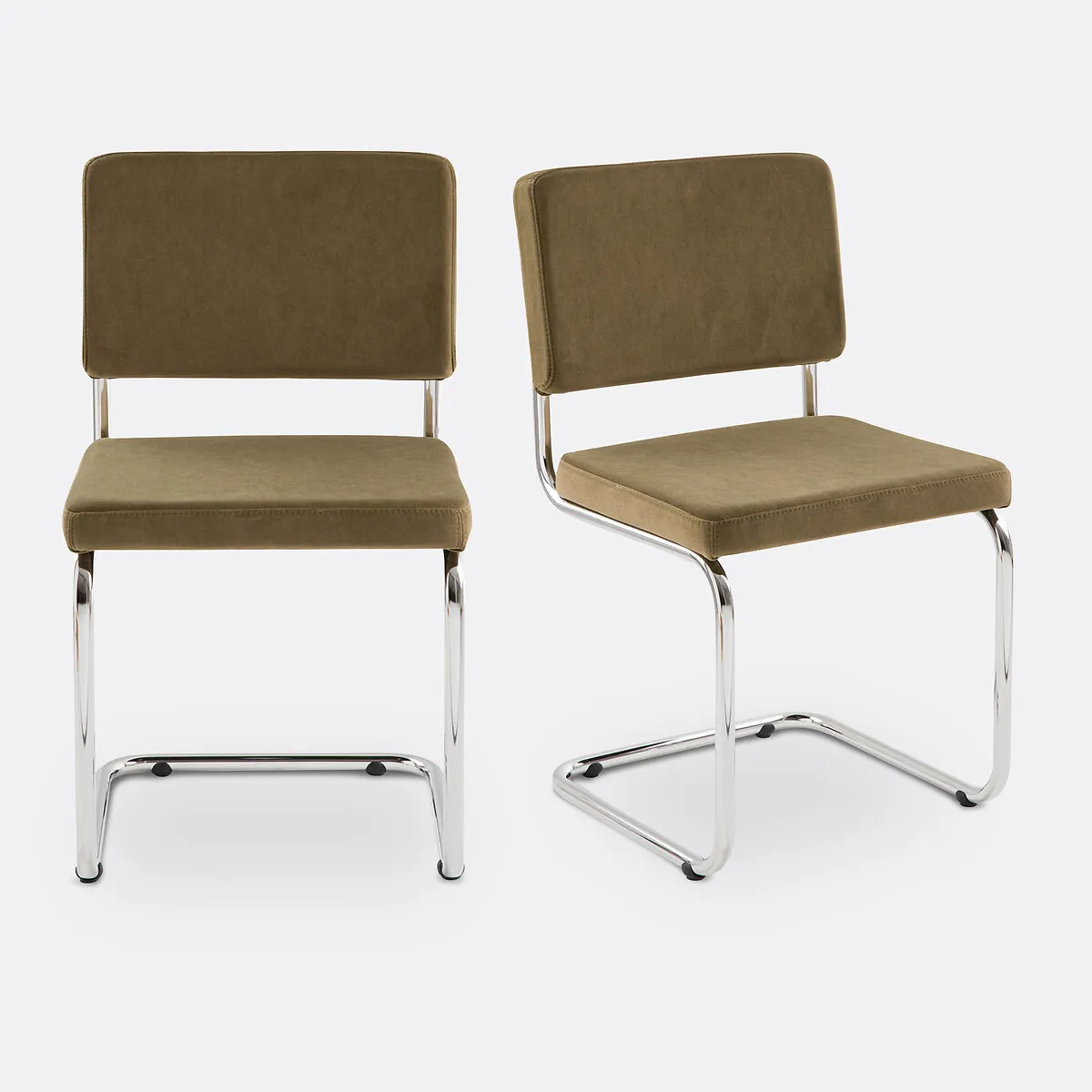 Lot De 2 Chaises Velours Sarva